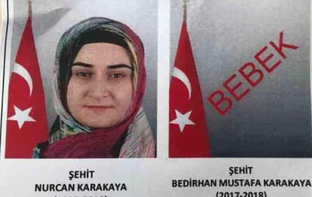 Hakkari’de eşi ve 10 aylık bebeği Bedirhan Karakaya’yı PKK’lı teröristler