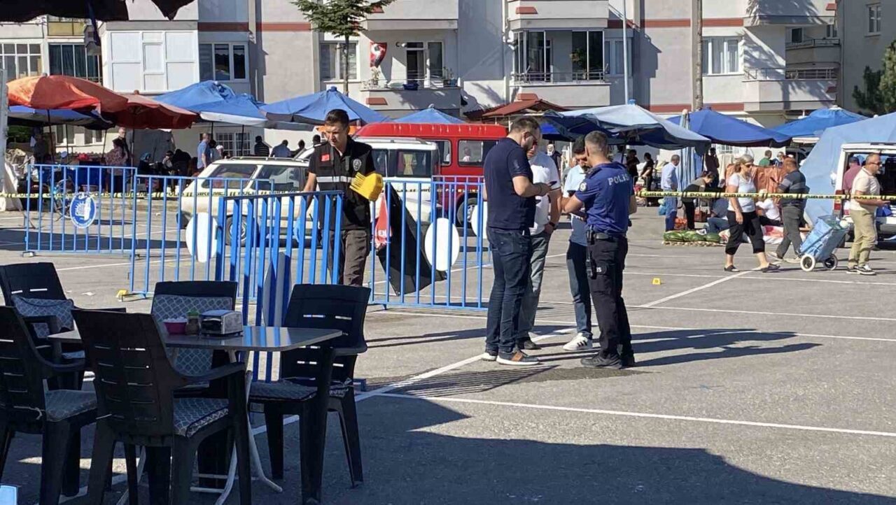 Çorum’da semt pazarında yer anlaşmazlığı sebebiyle çıkan silahlı kavgada yaralanan