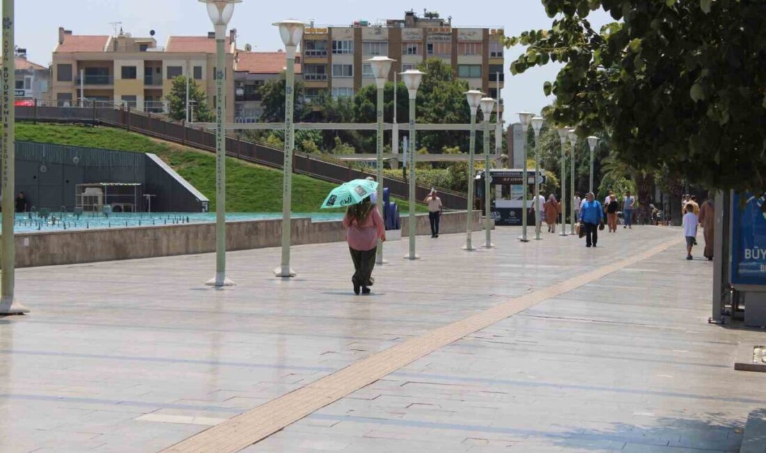 Türkiye’nin en sıcak illerinden Aydın’da hava sıcaklıkları mevsim normallerinin üzerine