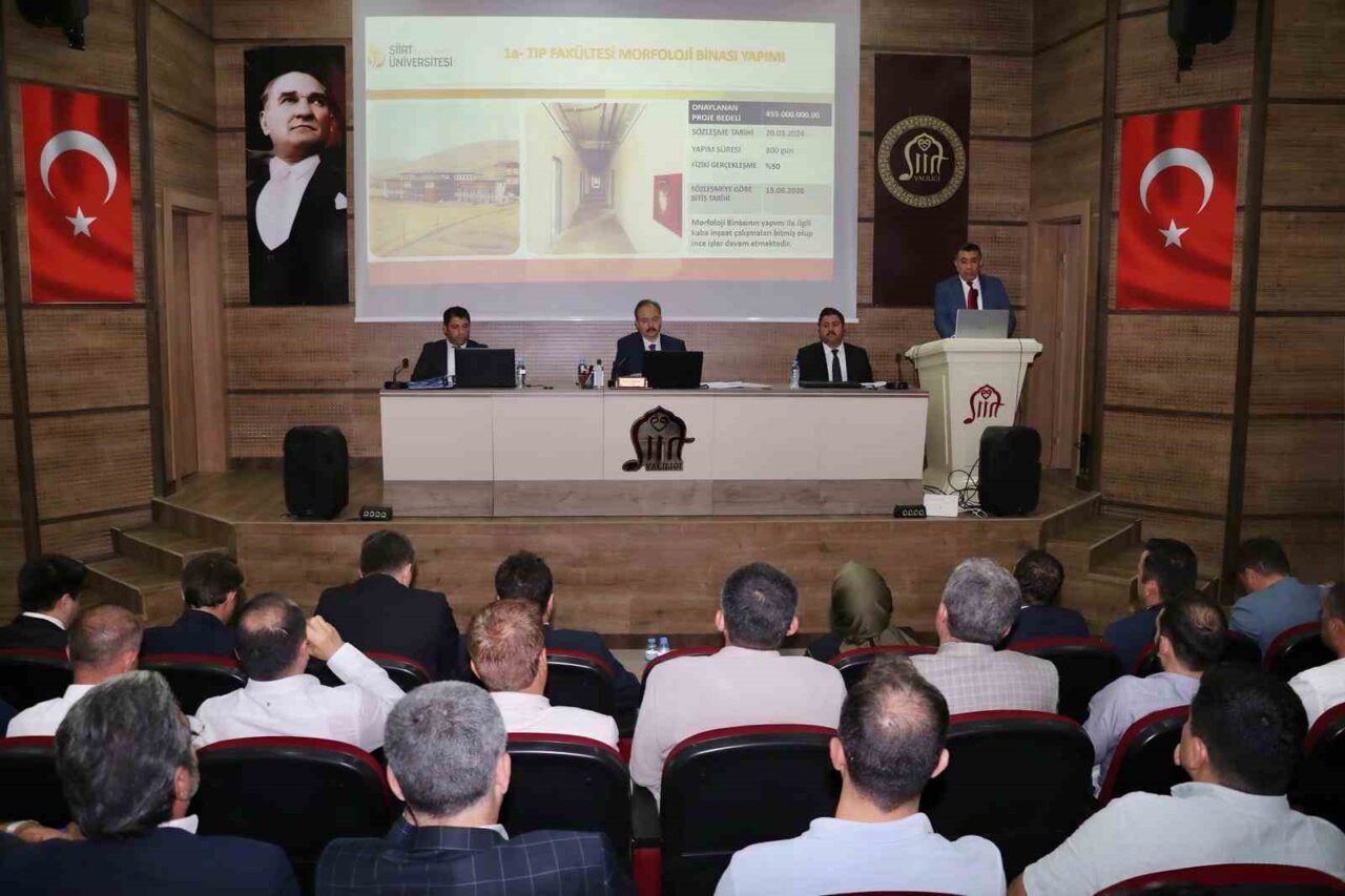 Siirt Valisi ve Belediye Başkan Vekili Dr. Kemal Kızılkaya başkanlığında