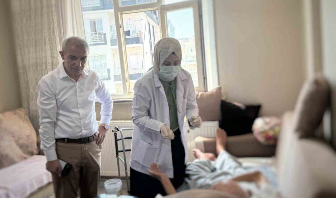 Siirt’te ağız ve diş sağlığı, evde sağlık uygulaması kapsamında, evde