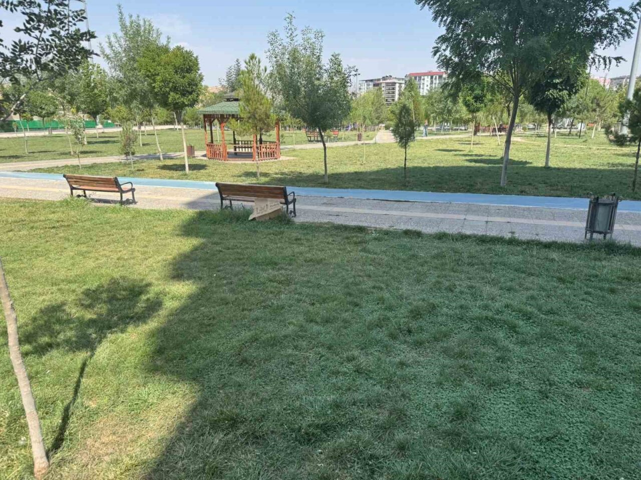 Siirt’in Kurtalan ilçesinde sıcak hava nedeniyle bir kadın baygınlık geçirdi.