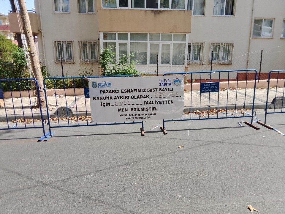 Silivri Belediyesi, pazar yerlerinde yaptığı denetimlerde ürünlerine yanıltıcı etiket koyan