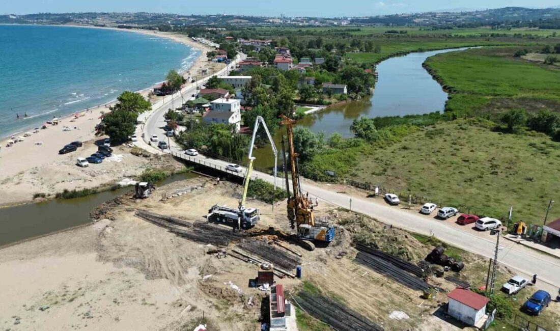AK Parti Sinop İl Başkanı Yakup Üçüncüoğlu, Akliman mevkisinde yapımına