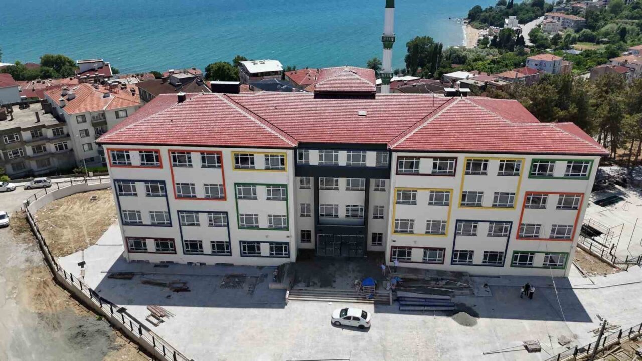 Sinop’ta 2023 yılı Eylül ayında yapımına başlanan Gelincik İlkokulu inşaatında