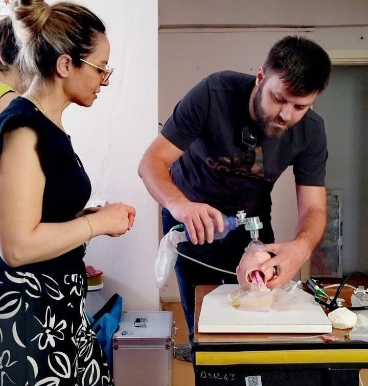 Sinop’ta 112 ekiplerine, doğum öncesi ve sonrası acil durumlara müdahale