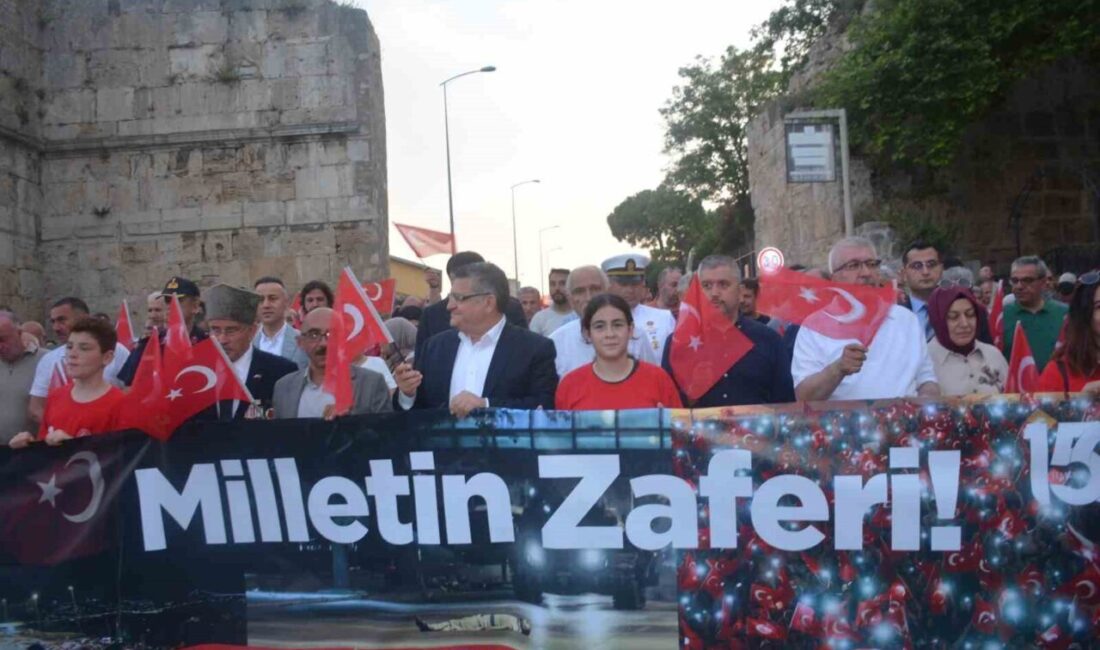 Sinop’ta, 15 Temmuz Demokrasi ve Milli Birlik Günü kapsamında mehter
