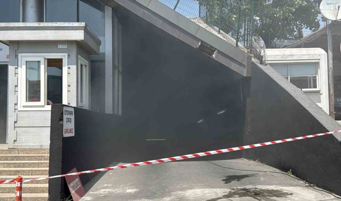 İstanbul Şişli Kaymakamlığı Tapu Müdürlüğü’nün arşiv bölümünde çıkan yangın paniğe