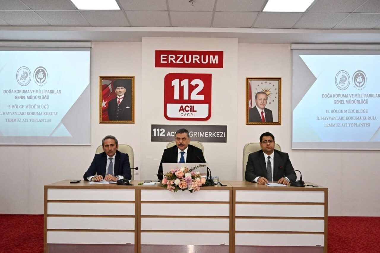 Erzurum’da İl Hayvanları Koruma Kurulu Temmuz ayı toplantısı, Vali Mustafa