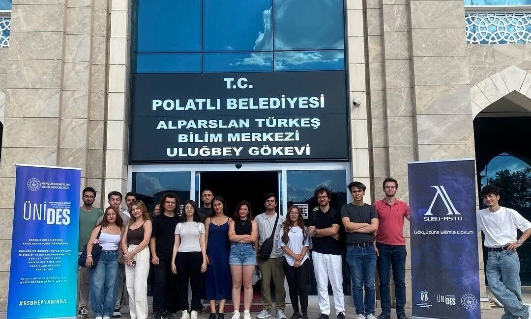 SUBÜ Astronomi Topluluğu, ÜNİDES çerçevesinde desteklenen projeleriyle Ankara Üniversitesi Rasathanesi,