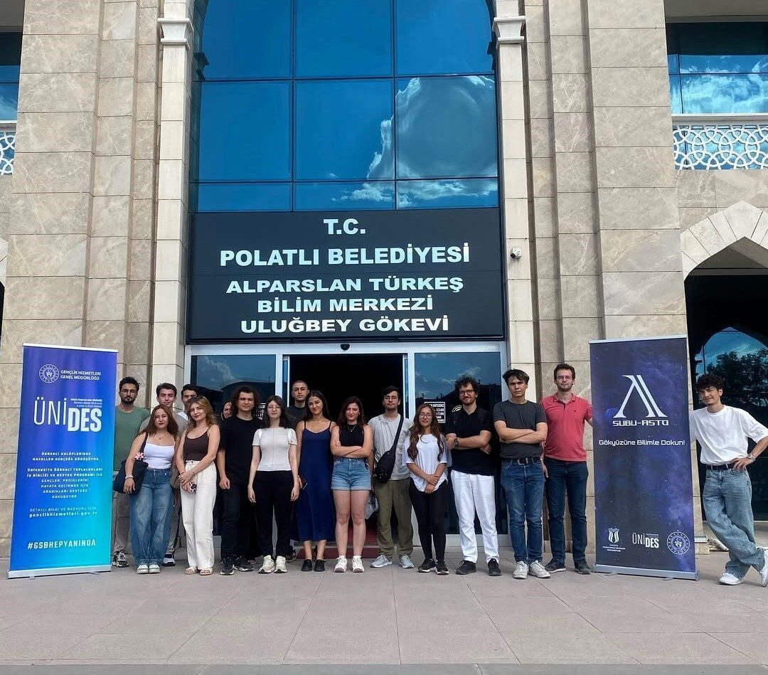 SUBÜ Astronomi Topluluğu, ÜNİDES çerçevesinde desteklenen projeleriyle Ankara Üniversitesi Rasathanesi,