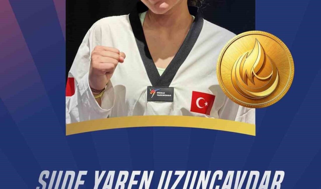 Milli Taekwondocu Sude Yaren Uzunçavdar, 2025 Dünya Üniversite Yaz Oyunları’nda