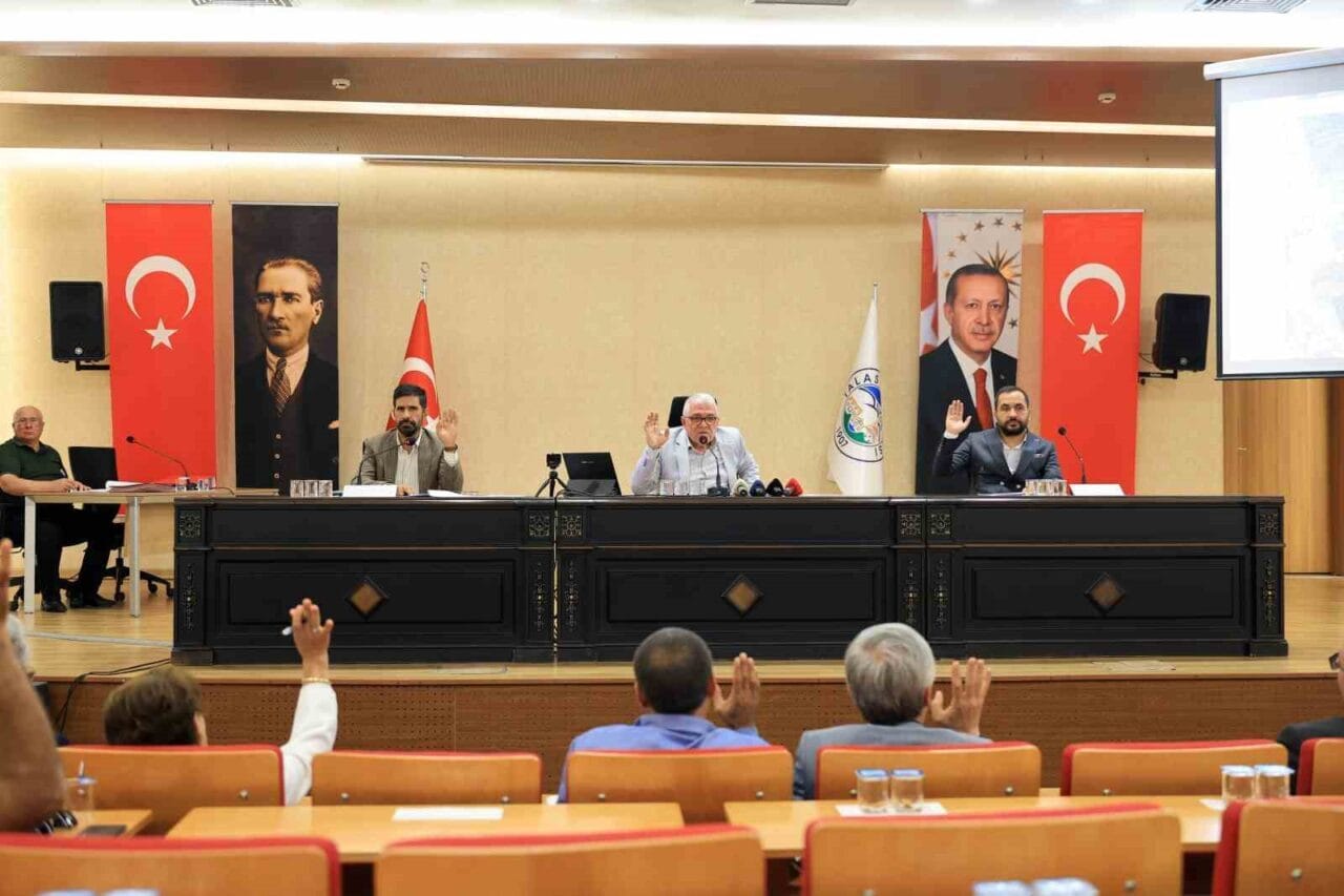 Talas Belediye Meclisi Temmuz ayı toplantısını gerçekleştirerek gündeminde bulunan konuları