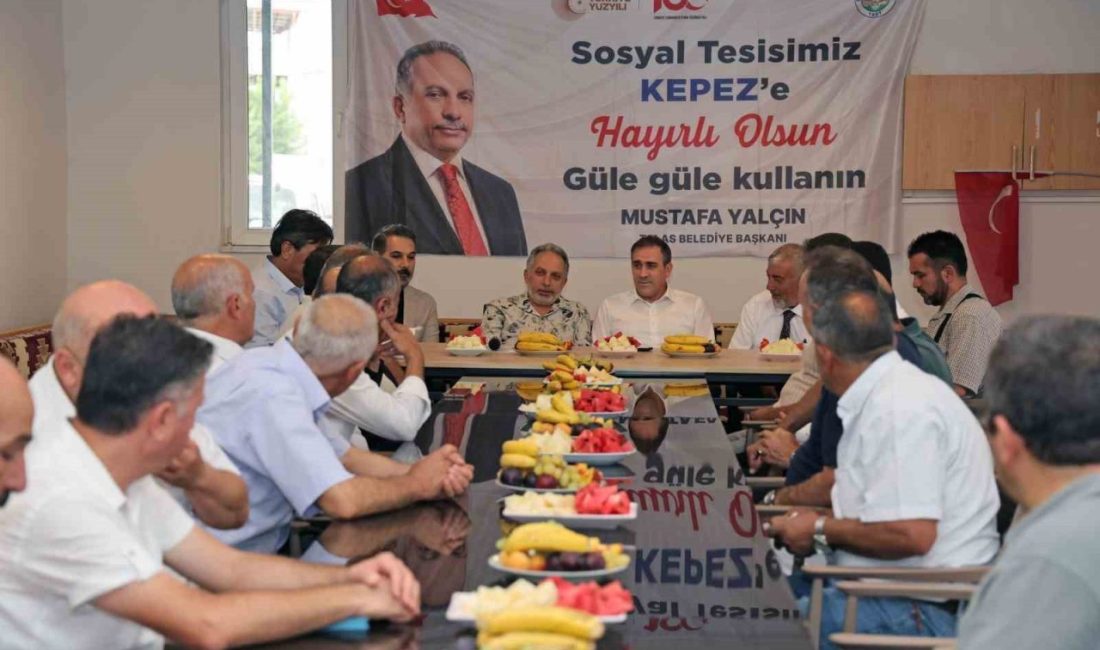 Talas Belediye Başkanı Mustafa Yalçın, mahallelerin ihtiyaçlarını yerinde değerlendirmek ve