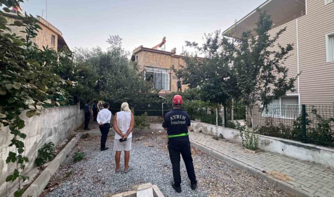 Aydın Kuşadası’nda güneş enerjisi tamiri için çıktığı çatıdan dengesini kaybedip