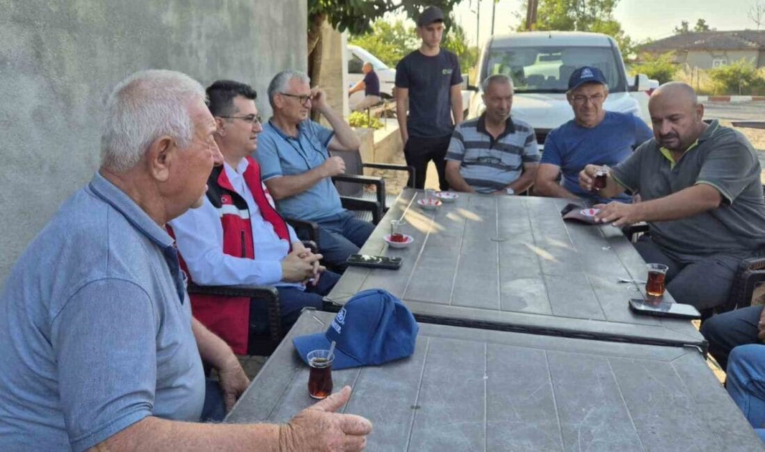 Tekirdağ Tarım ve Orman İl Müdürü Mehmet Aksoy, beraberindeki müdürlük