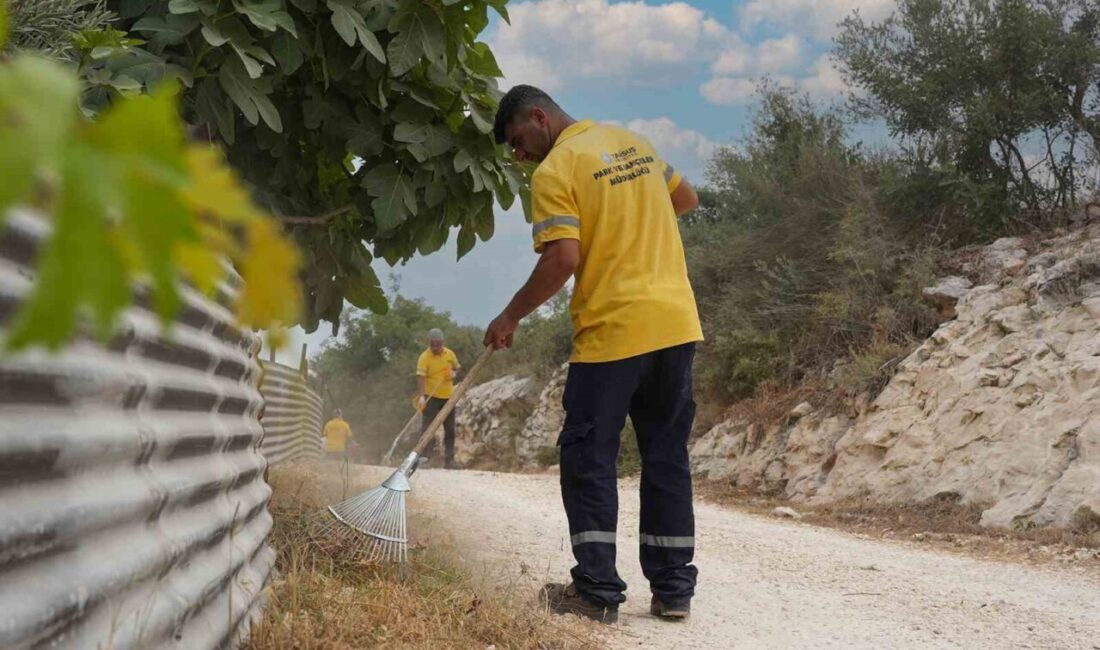 Tarsus Belediyesi, kent genelinde sürdürdüğü çevre düzenleme ve temizlik çalışmalarını