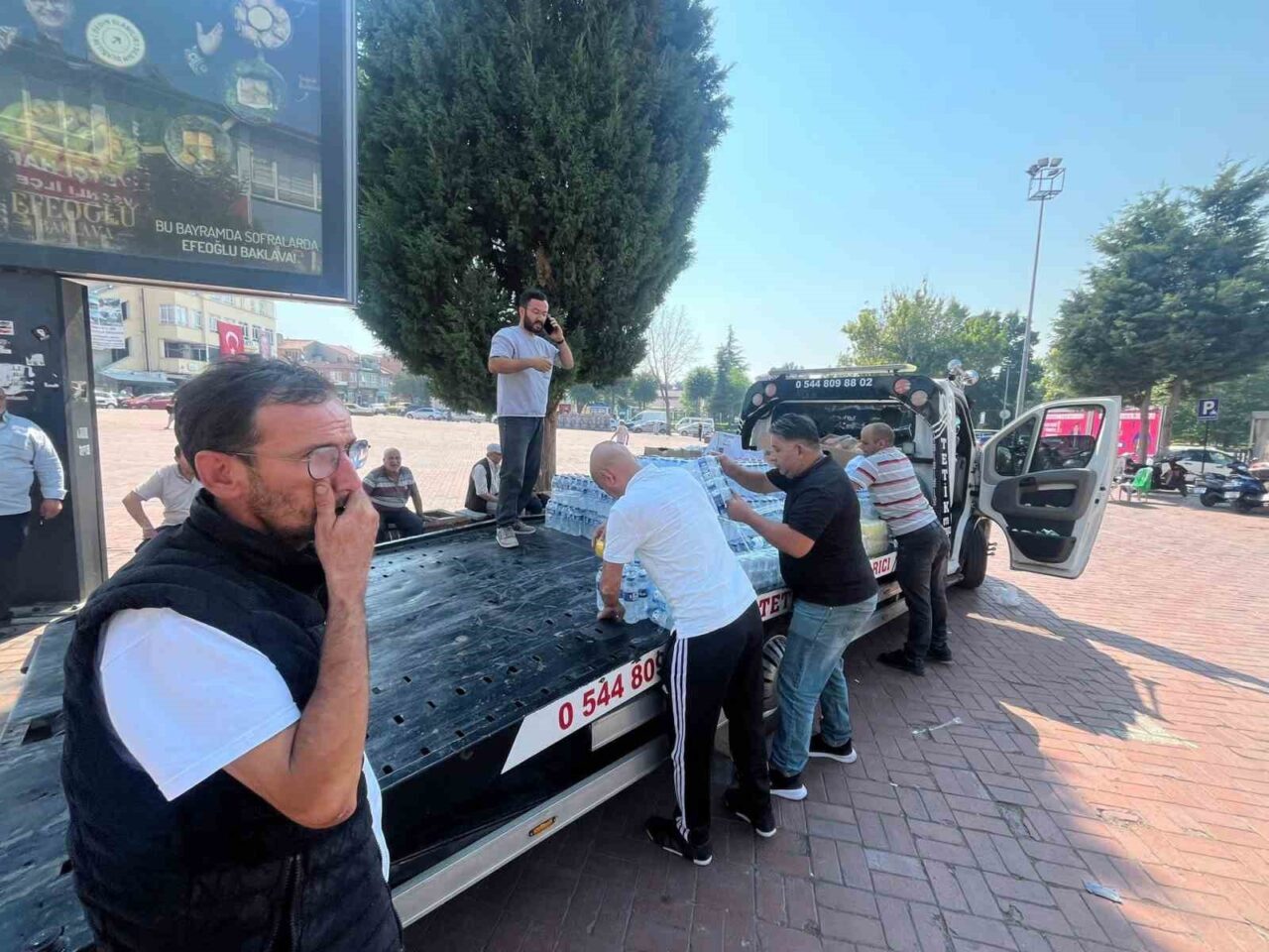 Kütahya’nın Tavşanlı ilçesi sakinleri, dün Bursa’nın Harmancık ilçesi yakınlarında çıkan