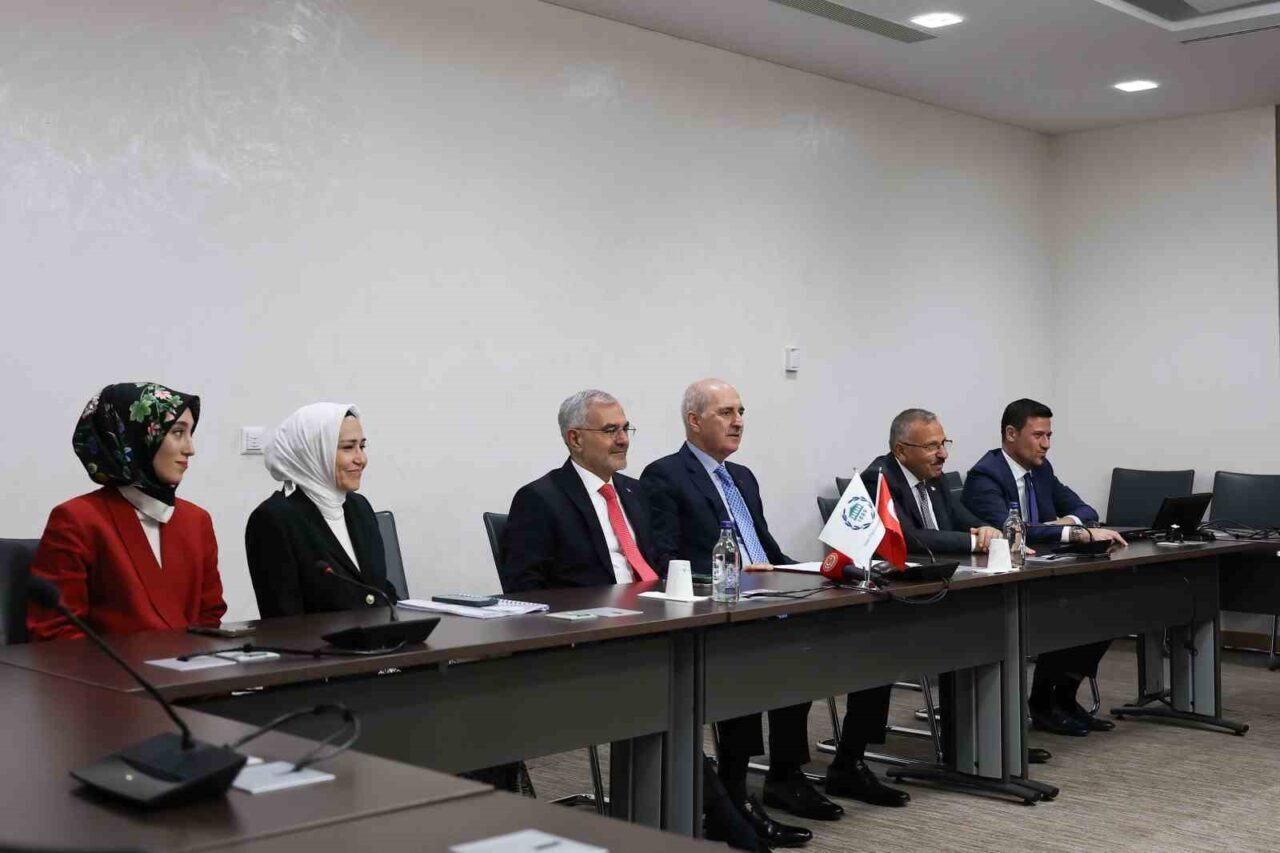 TBMM Başkanı Numan Kurtulmuş, İsviçre’de Parlamentolar Arası Birlik (PAB) Başkanı