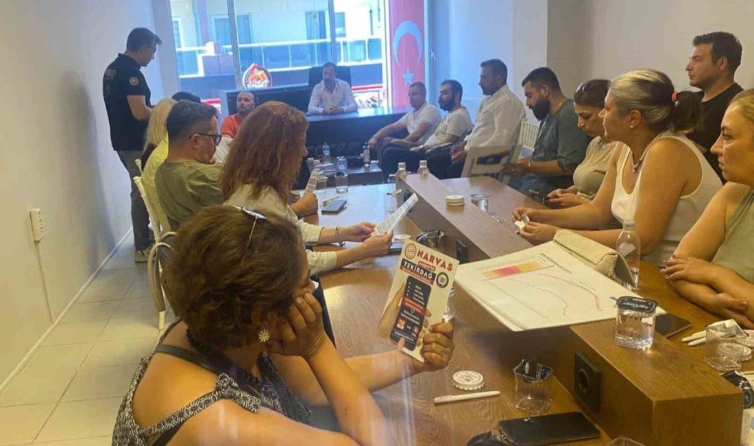 Tekirdağ’da annelere yönelik narkotik farkındalık eğitimi verilerek, uyuşturucuyla mücadele projeleri