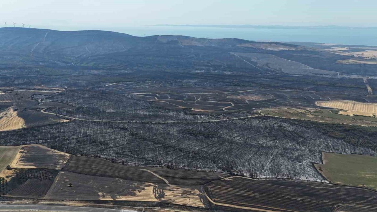 Tekirdağ’ın Şarköy ilçesinde başlayıp, rüzgarında etkisiyle Çanakkale’nin Gelibolu ilçesine ulaşan