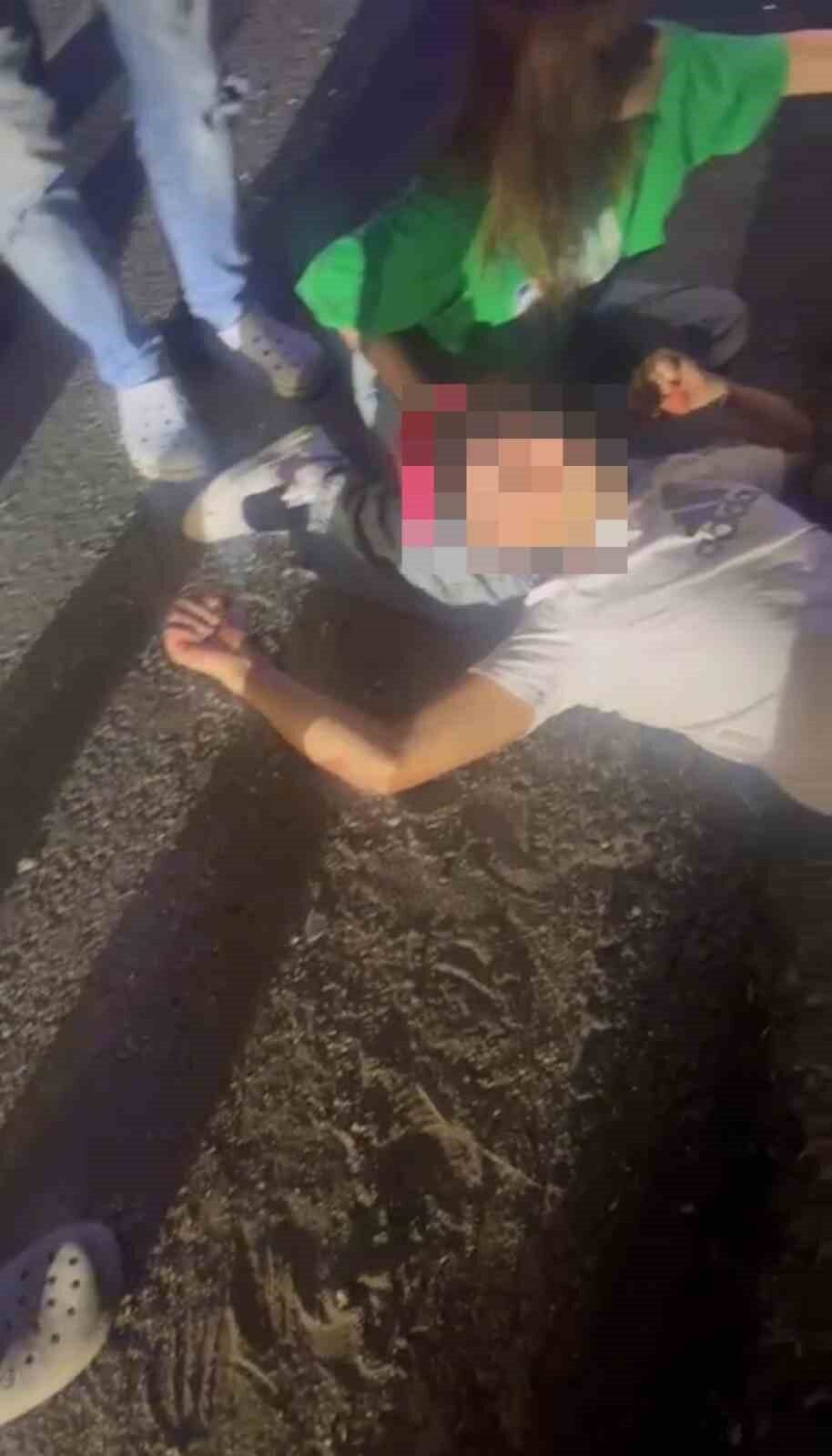 Tekirdağ Çerkezköy-İstanbul yolunda kontrolden çıkan otomobilin takla atması sonucu meydana