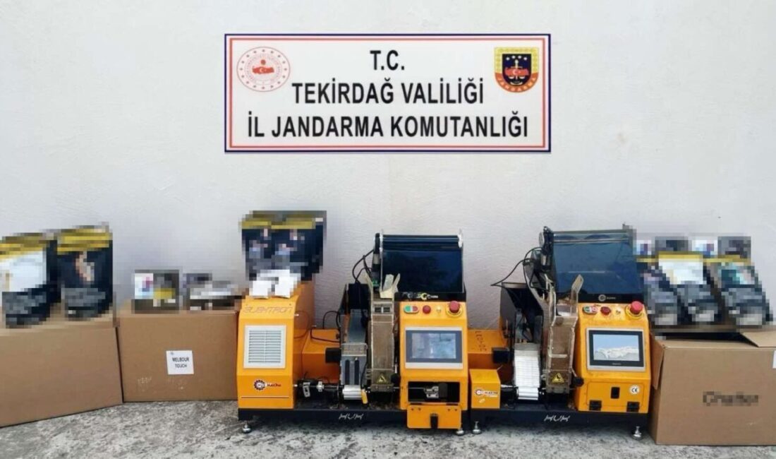 Tekirdağ’da düzenlenen operasyonlarda dolu makaron, nargile tütünü, kaçak sigara, av