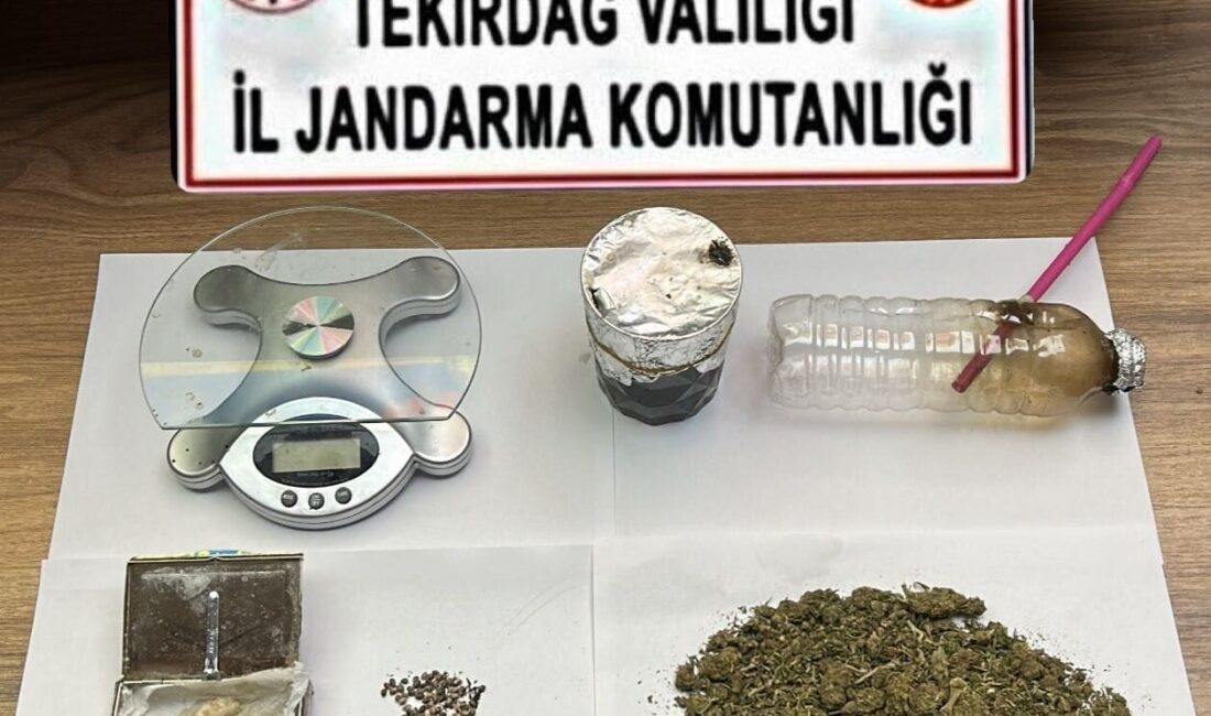 Tekirdağ İl Jandarma Komutanlığı ekiplerince 3 ilçede düzenlenen uyuşturucu operasyonlarında