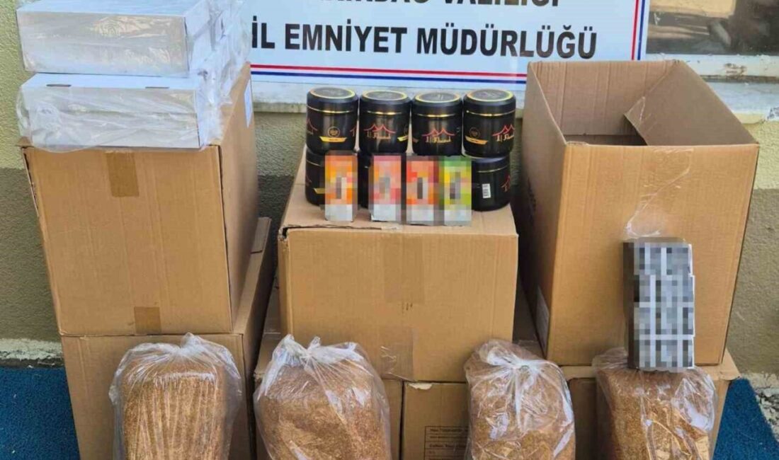 Tekirdağ’ın Çorlu ilçesinde polis ekiplerinin düzenlediği kaçakçılık operasyonunda çok sayıda