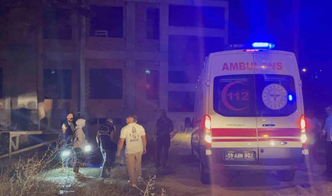 Tekirdağ Çorlu’da yapımı devam eden okul inşaatında bir erkek cesedi