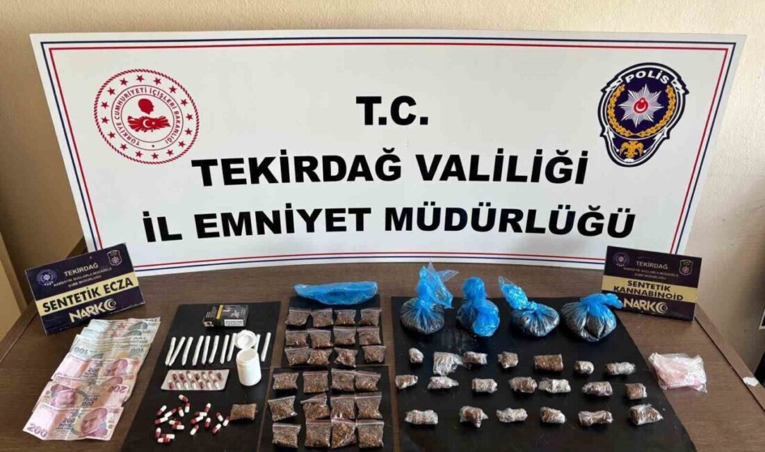 Tekirdağ’ın Çorlu ilçesinde gençleri hedef alan sokak çetelerine yönelik düzenlenen