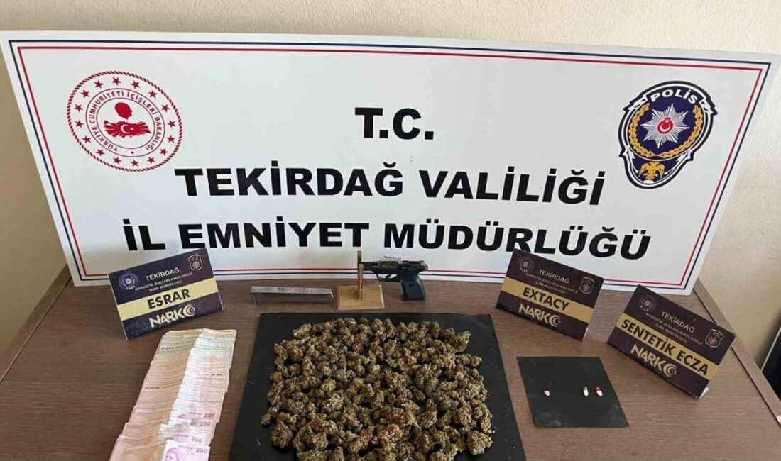 Tekirdağ genelinde sokak çetelerine yönelik düzenlenen uyuşturucu operasyonlarında 7 kişi