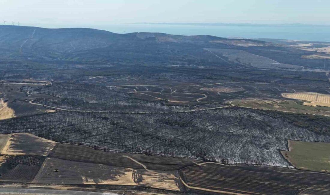 Tekirdağ’ın Şarköy ilçesinde başlayıp, rüzgarında etkisiyle Çanakkale’nin Gelibolu ilçesine ulaşan