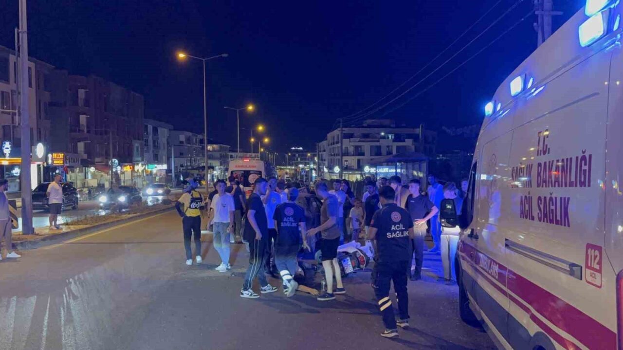 Düzce’de ters şeritten U dönüşü yapmak isteyen otomobil ile kendi