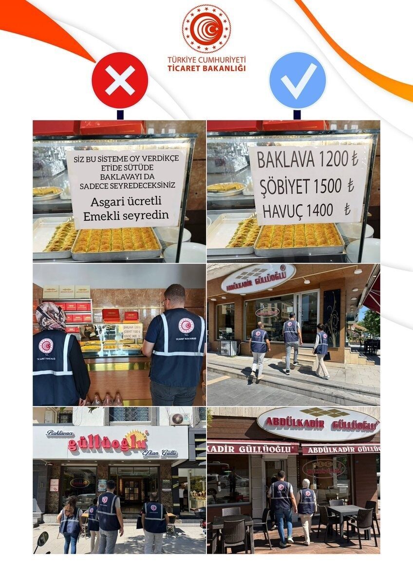 Ticaret Bakan Yardımcısı Mahmut Gürcan, bir sosyal medya hesabından paylaşılan