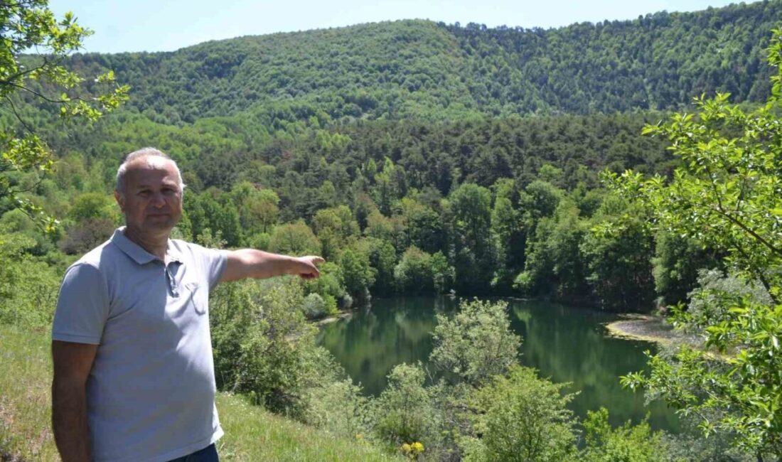 Tokat’ın Reşadiye ilçesi Gündoğdu mahallesindeki 200 yıllık doğal Dipsiz Gölet,