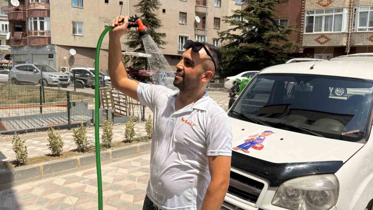 Tokat’ta 47,2 derece ile tüm zamanların sıcaklık rekoru kırılırken, vatandaşlar