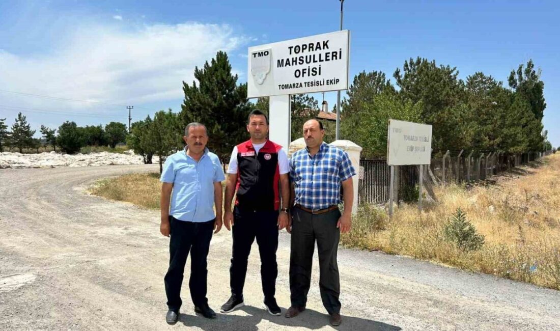 Kayseri’nin Tomarza da 2025 yılı hububat hasadının başlaması ile birlikte