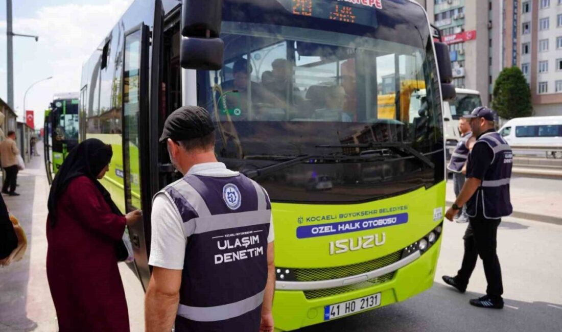 Büyükşehir Belediyesi ekipleri, toplu taşıma araçlarındaki klima sistemlerini rutin olarak