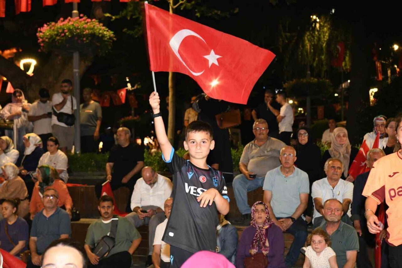 Trabzon’da 15 Temmuz Demokrasi ve Milli Birlik Günü Anma Programı,