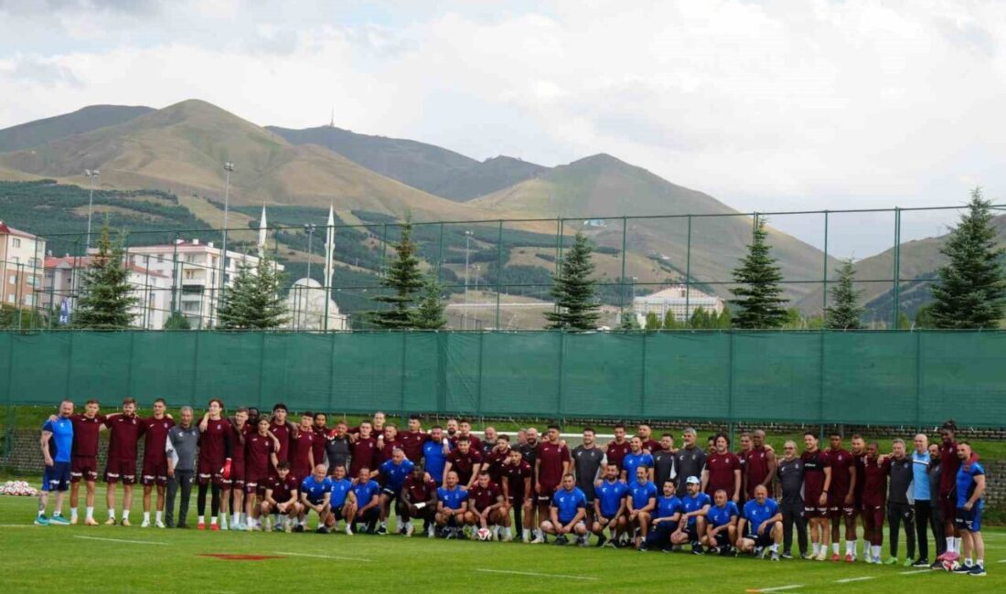 Trabzonspor, yeni sezon hazırlıkları çerçevesinde Erzurum’da bugün yüksek irtifa kamp