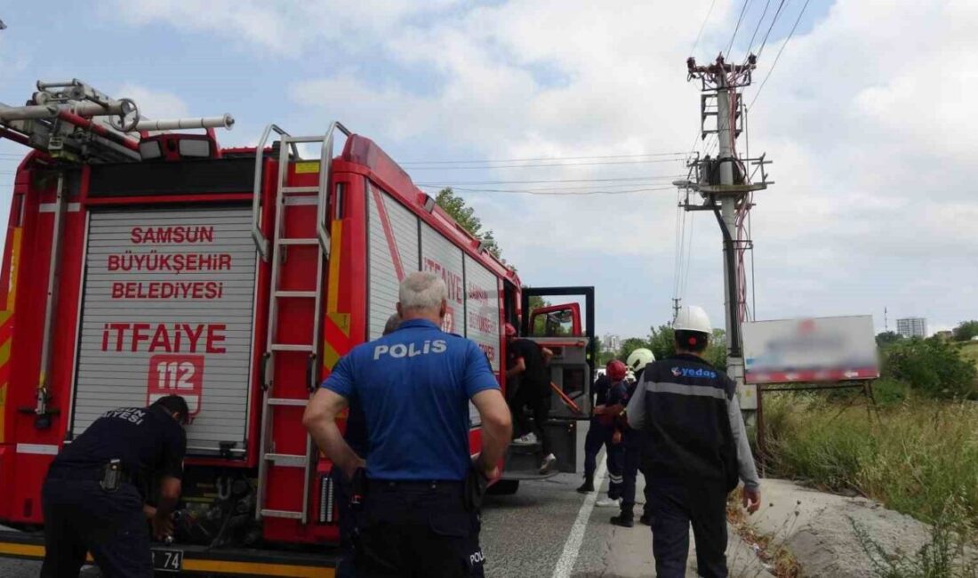 Samsun’un İlkadım ilçesinde bir elektrik trafosundan gelen yüksek ses, çevrede