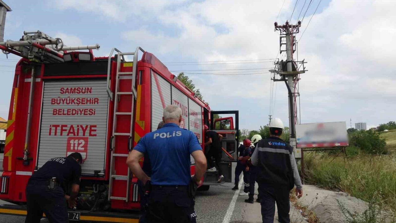 Samsun’un İlkadım ilçesinde bir elektrik trafosundan gelen yüksek ses, çevrede