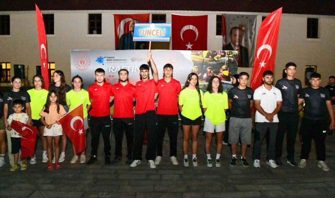 Rafting Türkiye Şampiyonası Süper Kupa Yarışları, Tunceli’de düzenleniyor. 4 gün