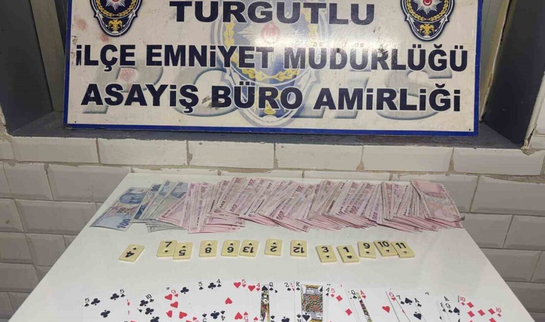Manisa’nın Turgutlu ilçesinde yasa dışı bahis ve kumar faaliyetlerine yönelik