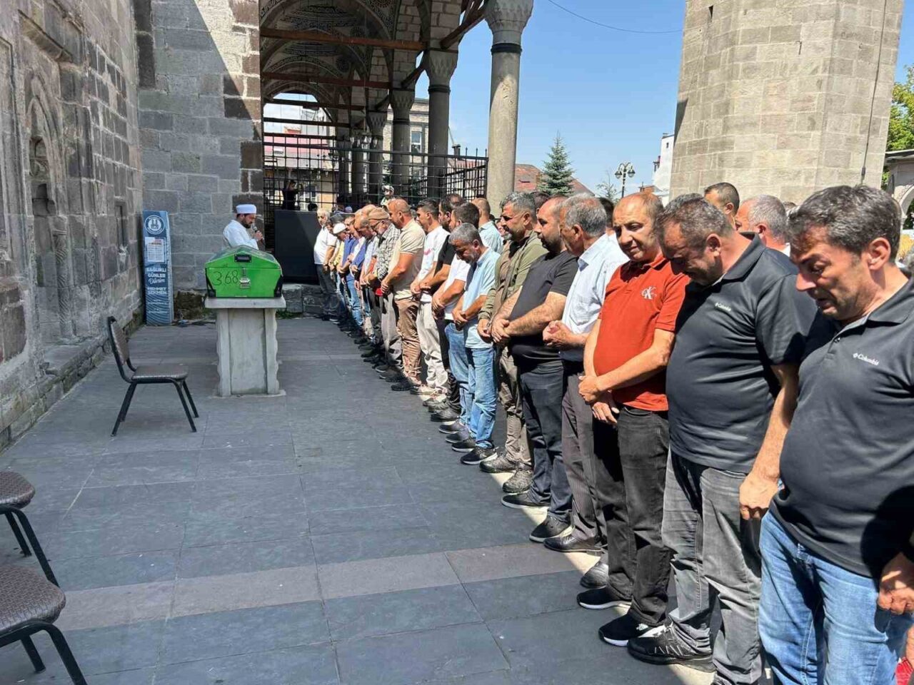 Erzurum’un Yakutiye ilçesinde bulunan Murat Paşa hamamı işletmecisi Ahmet Uçar