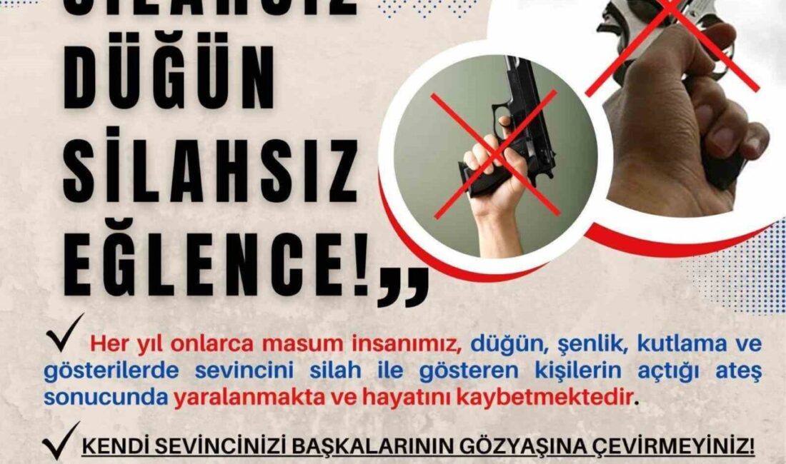 Uşak İl Jandarma komutanlığı, kasaba ve köylerde yaşayan vatandaşları düğünlerde