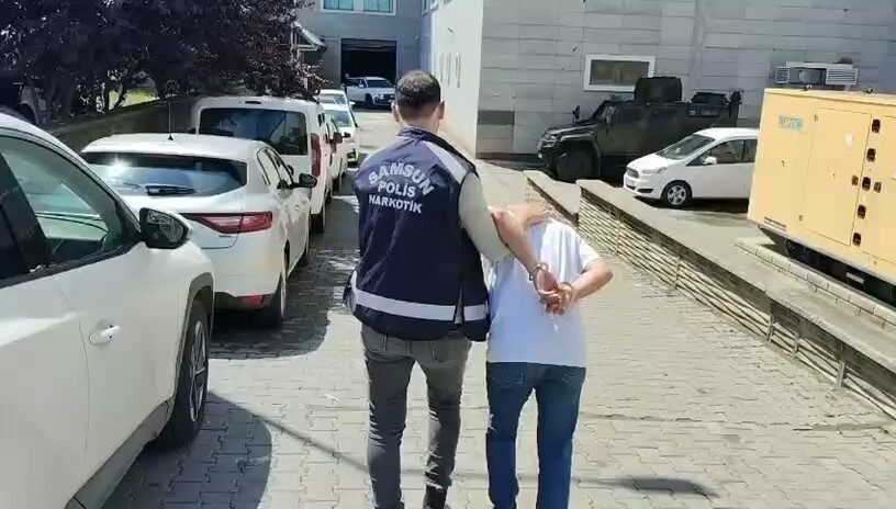 Samsun’da uyuşturucu suçundan 10 yıl 5 ay hapis cezası bulunan