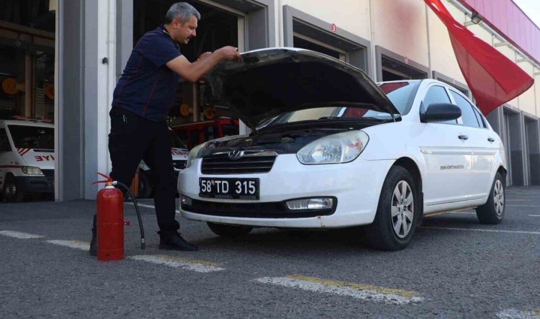 Artan hava sıcaklıkları, beraberinde araç yangınlarını da getiriyor. Konuya ilişkin