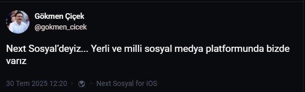 Kayseri Valisi Gökmen Çiçek, yerli ve milli sosyal medya platformu
